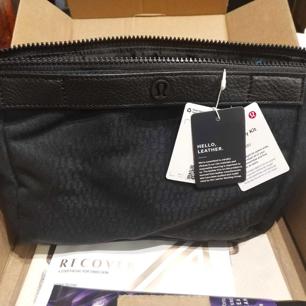 Lululemon Travel Bag with Makeup/Skin Care Bundle